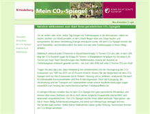 Tablet Screenshot of co2spiegel.de